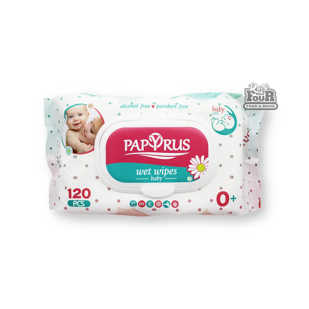 Խոնավ անձեռոցիկ «Papyrus» մանկական 120հատ